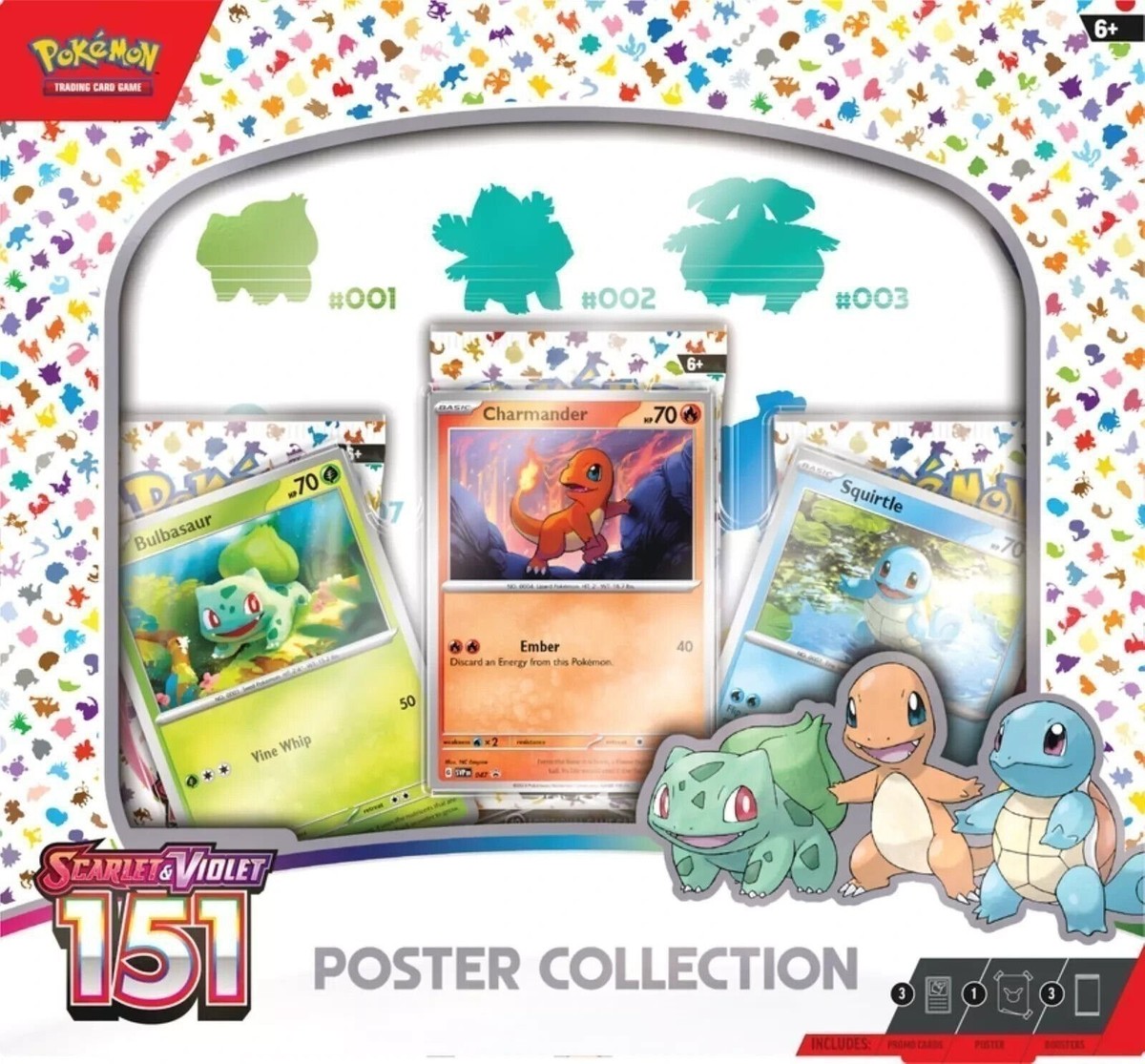 Pokemon TCG Scarlet & Violet 151 Poster Collection Box 3 Booster Packs | eBay Pokemon TCG Scarlet & Violet 151 Poster Collection Box 3 Booster Packs | eBay