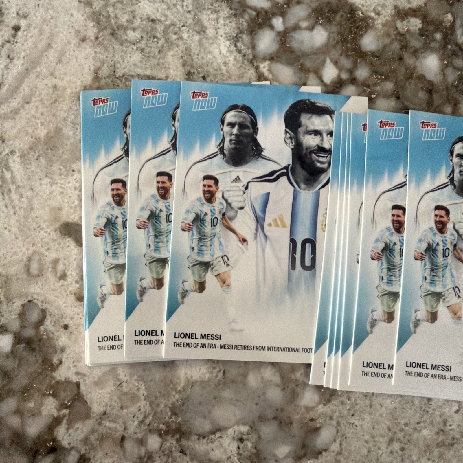 💥LIONEL MESSI💥2026 TOPPS NOW CARD #001 ARGENTINA THE END OF AN ERA 15 Cards view 2
