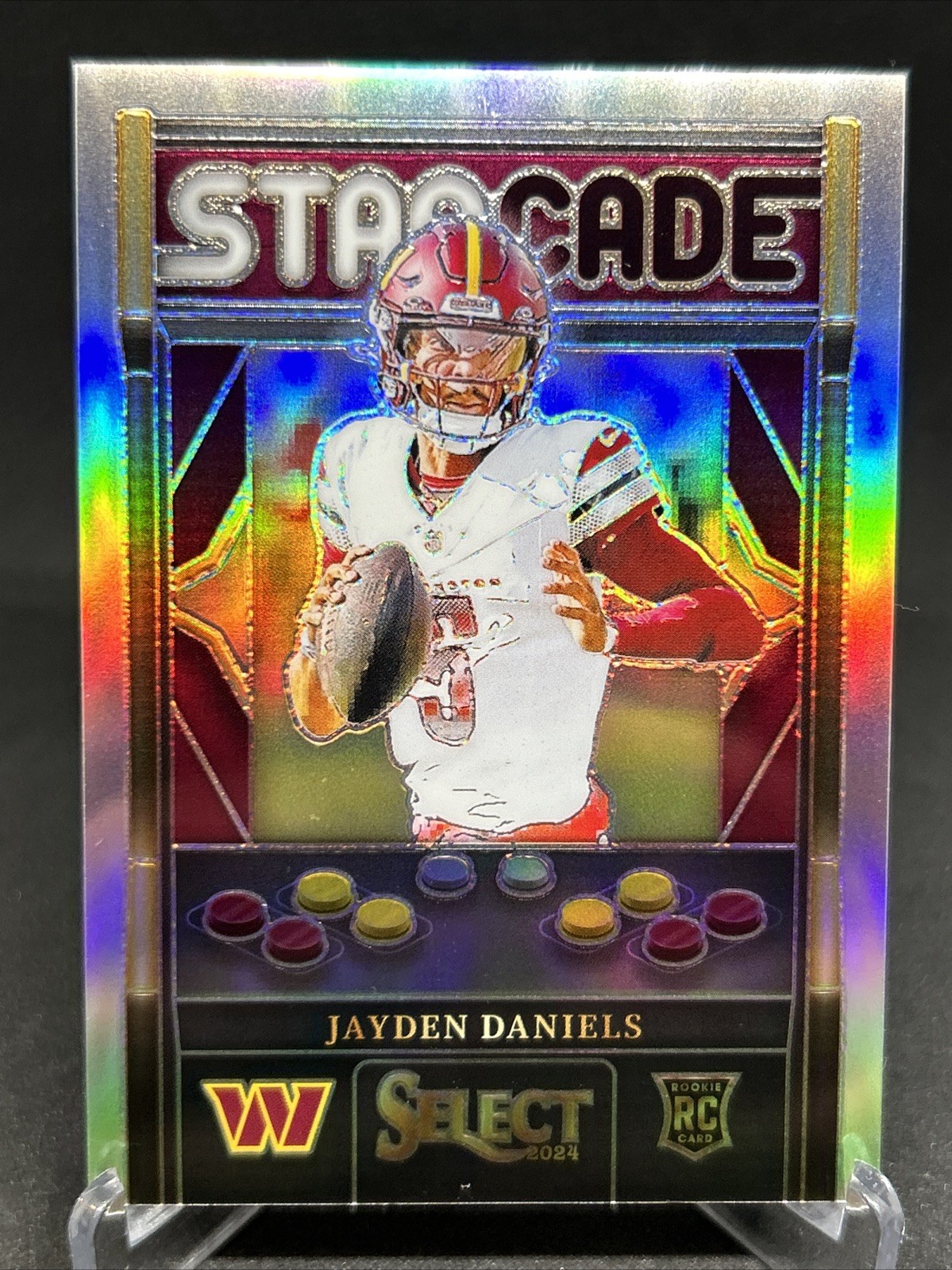 2024 Select Jayden Daniels Starcade Case Hit RC Rookie Commanders SP