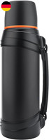 Thermosflasche Thermoskanne 2.5L, Isolierkanne Edelstahl Trinkflasche, Isolierfl