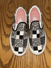 VANS UNISEX ADULT CLASSIC PATCHWORK FLORAL SLIP ON SHOES MEN'S 4/ WOMEN'S 5.5