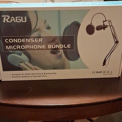 RAGU BM-800 Condenser Microphone Bundle Studio Recording LFUS-MIC00025
