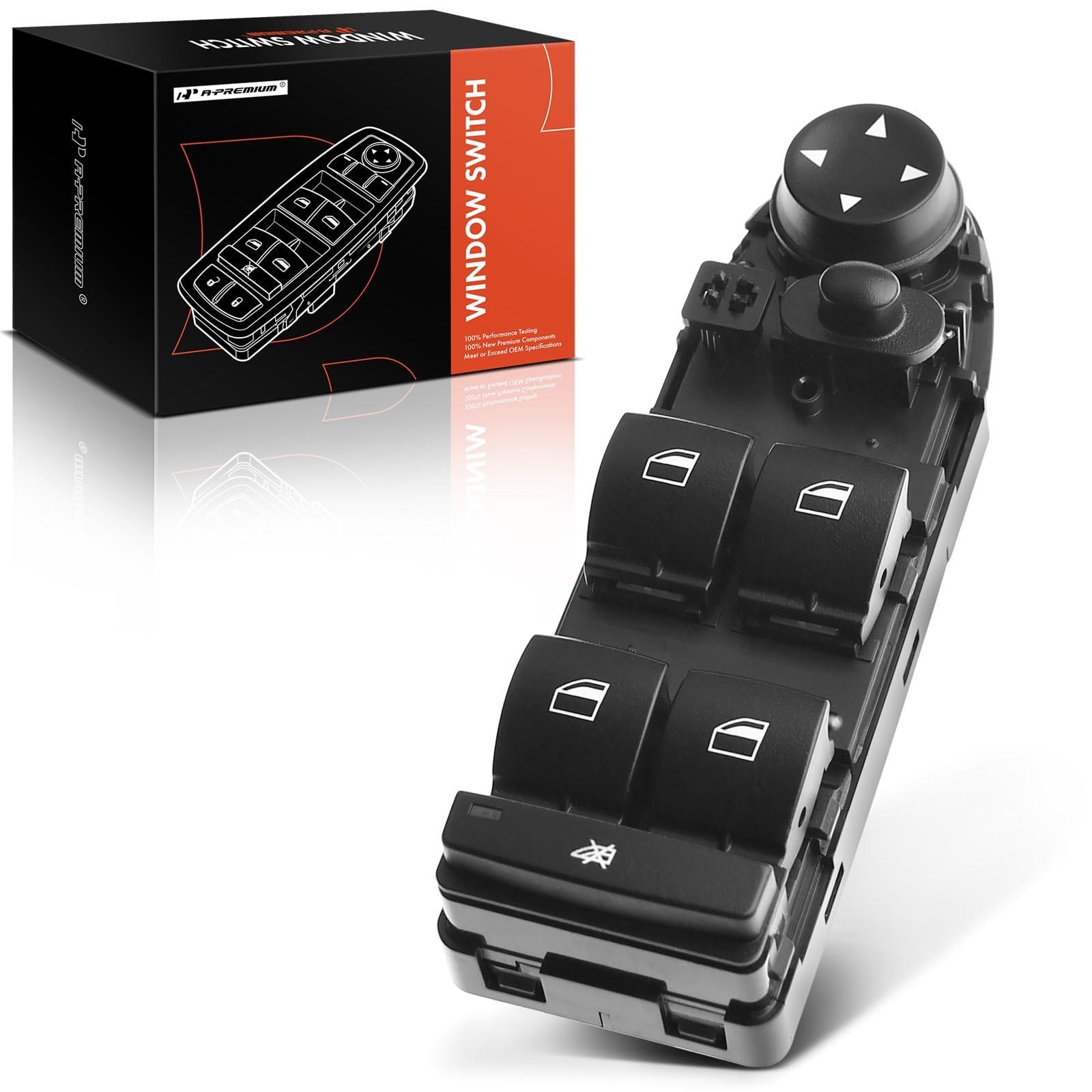 A-Premium Front Left Driver Side Power Window Switch | Compatible with BMW E6...