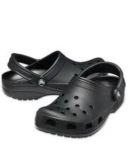 Crocs Unisex Classic Clog US 7 Men / 9 Women - Black