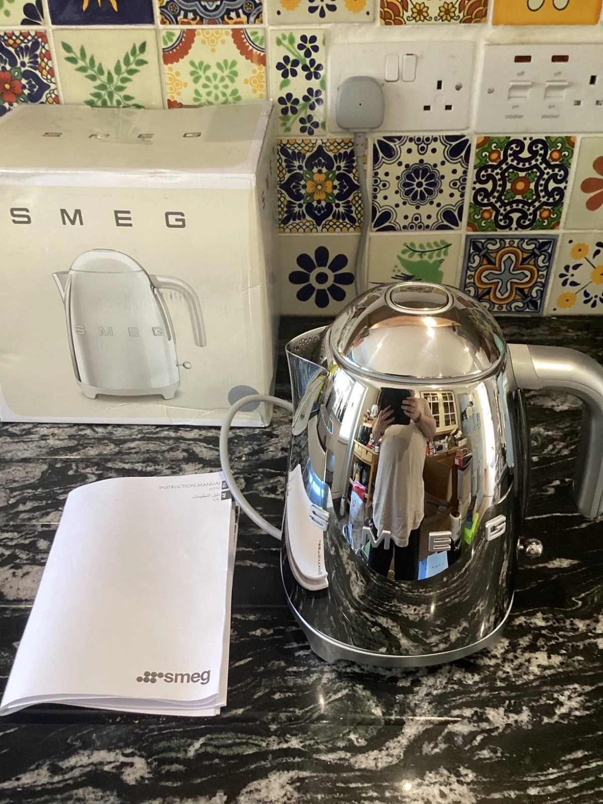 SMEG KLF03SSUK 1.7L Retro Aesthetic Kettle - Polished Stainless Steel
Opens in a new window or tab