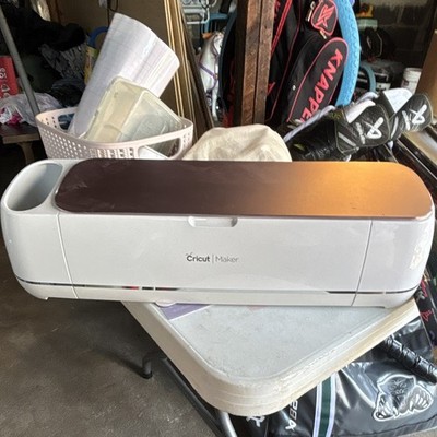 Cricut Maker Die Cutting & Embossing Machine White/Rose Gold w/ Power Adapter
