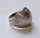 Vintage Joseph Esposito ESPO Sterling Silver Dome Ring, Size 4