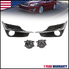 4pcsset Front Bumper Fog Light Lamp Cover Bezel For 2015-2016 Subaru Impreza 4pcsset Front Bumper Fog Light Lamp Cover Bezel For 2015-2016 Subaru Impreza