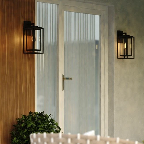 Vaxcel Lighting T0773 Filmore 16" Tall Outdoor Wall Sconce - Black - Picture 2 of 6