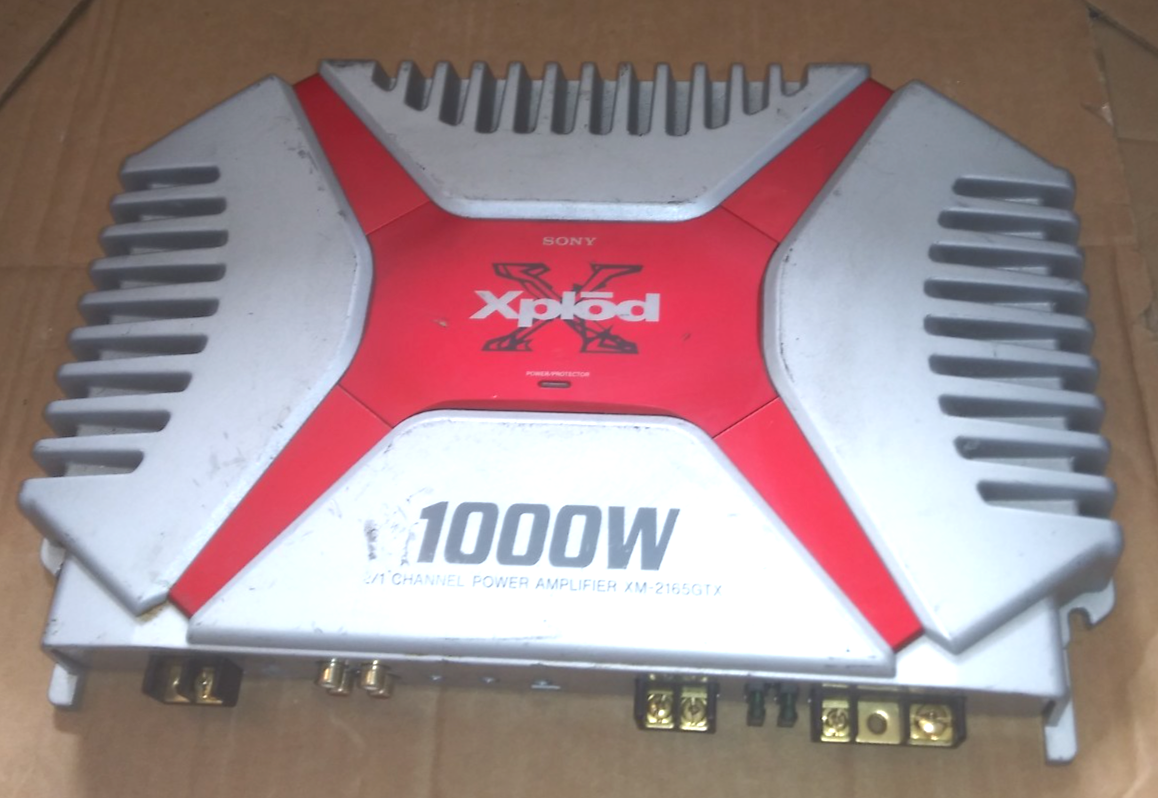 Sony Xplod 1000 Watt XM-2165GTX 2/1 Channel Car Stereo Power Amplifier