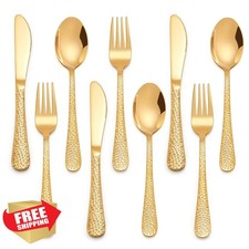 HaWare Toddler Silverware Gold 9 Piece