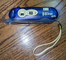 Cool Blue Polaroid iZone Instant Pocket Film Camera Excellent Condition Vintage