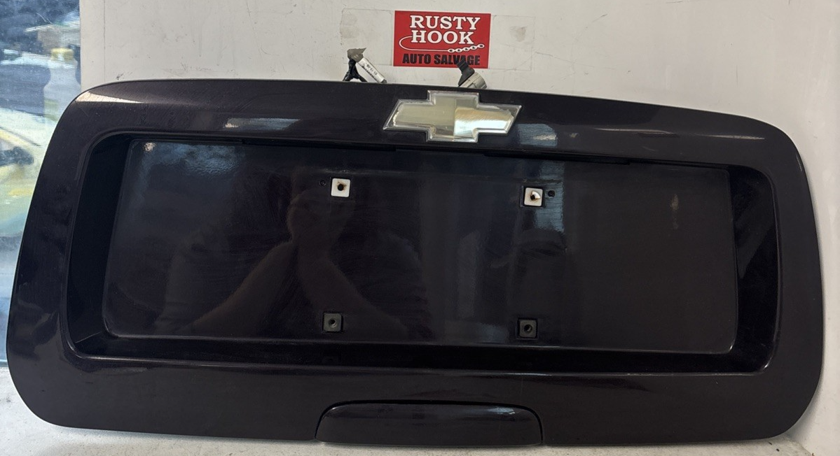 2008 Chevy TrailBlazer Rear Trunk License Plate Panel 15191412