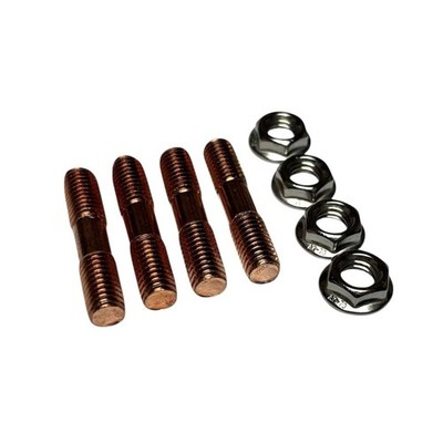 4 Pcs M8X1.25 Stud with Nuts Turbo Exhaust Header Downpipe Manifold Bolt Kit