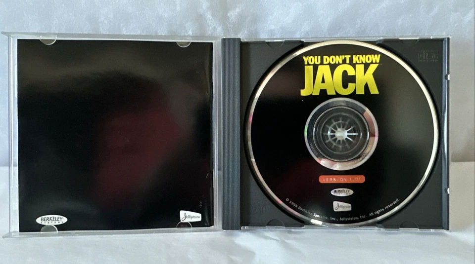 Vintage YOU D0N'T KNOW JACK Version 1.01 PC Video Game 1995 Berkeley - Excellent - Image 4 of 4