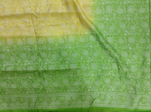 Om Vintage Indian Sari Pure Silk Thread Woven Saree Multicolor Fabric ZA11867 - Picture 6 of 12