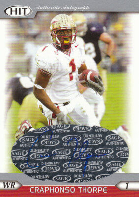 2005 Sage HIT Football ''Insert'' Cards