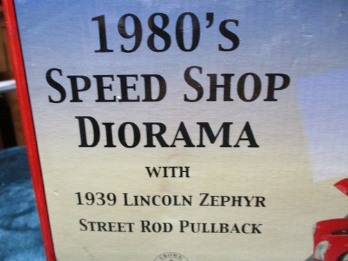 Crown Premiiums Snap-On 1980's Speed Shop Diorama &'39 Lincoln Zephyr Street Rod - Picture 2 of 8