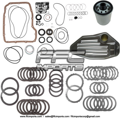 45RFE 545RFE Super Master Rebuild KIT 99-09 W/ 2WD Filter Friction Steel Plates