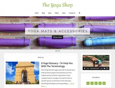 [NEW DESIGN] * YOGA * store blog website business for sale turnkey AUTO CONTENT