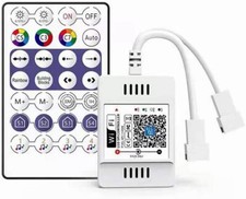 LED Pixel Light WiFi Bluetooth IR Remote Combine Controller for WS2812B White