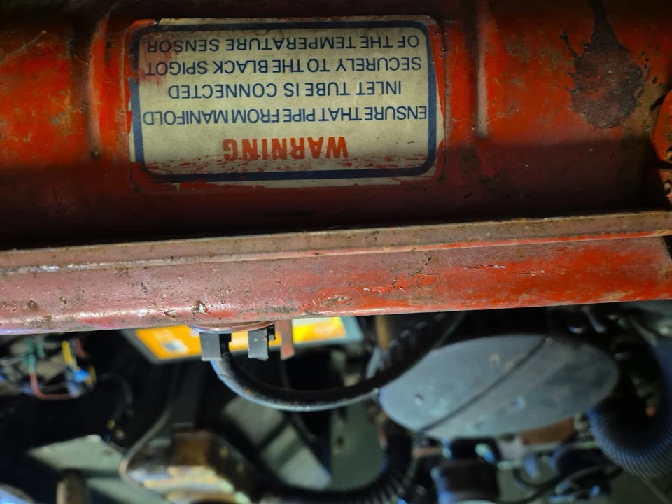 Filtro de aire caja de aire Triumph TR7 (BT138) COMO SE VE PROYECTO TR7 todo completo Foto 3 de 4