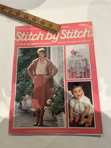Vintage 1982 Marshall Cavendish Stitch By Stitch Magazines 2nd Edition X 4 - Picture 5 of 13