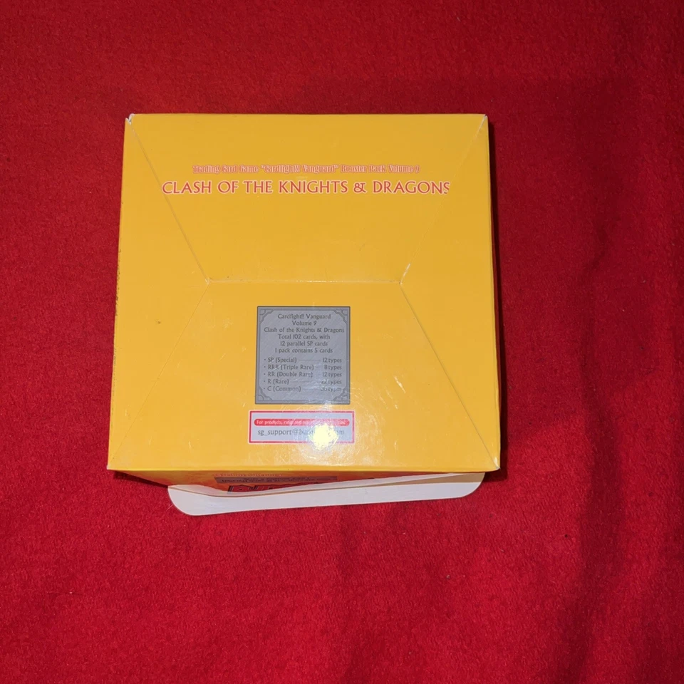 Cardfight!! Vanguard BT09 Clash of the Knights and Dragons English Booster Box - Image 2 of 4