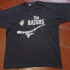 VTG T-shirt The Razors is a punk rock band , single stitch , screen stars