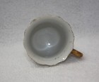 Japanese Porcelain Miniature Gold Trim Floral Design Teacup and Saucer — photo 6
