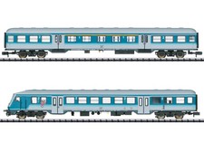 Minitrix 18262 - Personenwagen Wagen-Set Blaulinge GfF Ep.VI 2-teilig - Spur N