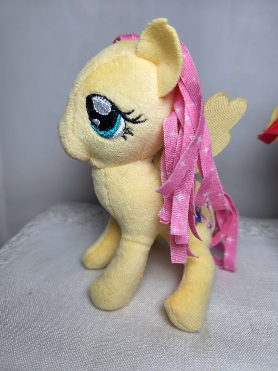 Peluche Poney Rainbow Dash Fluttershy – 20 Cm, Tissu Doux, Cadeau Fan My Little Pony, Licorne Arc-en-Ciel