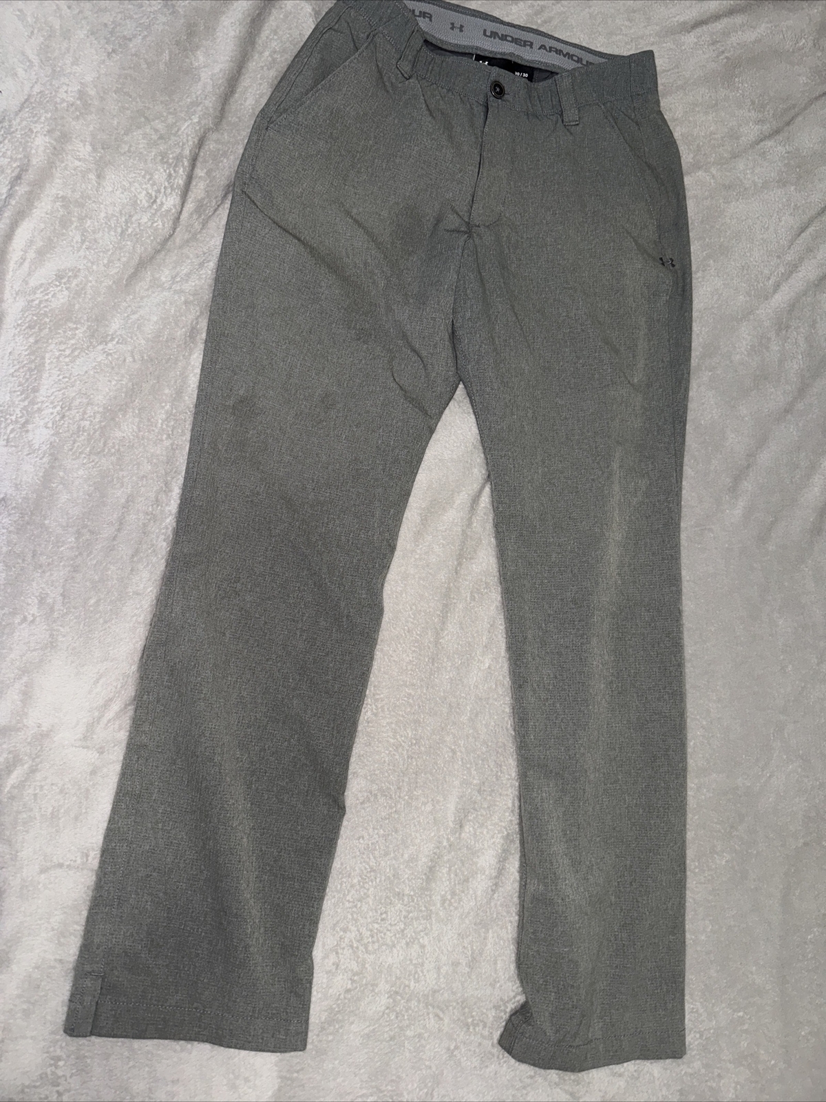 Under Armour Pants Mens 30 x 30 Gray Golf Straight Leg Golfing Outdoors Stretch