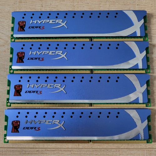 Kingston HyperX Genesis 16GB RAM Sticks DDR3-1600 KHX1600C9D3K4/16GX Kit of 4 - Picture 2 of 3