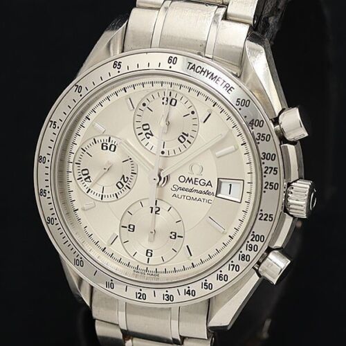OMEGA Men's SPEEDMASTER Automatic Watch St.Steel Chronograph Date Overhauled - Picture 1 of 12