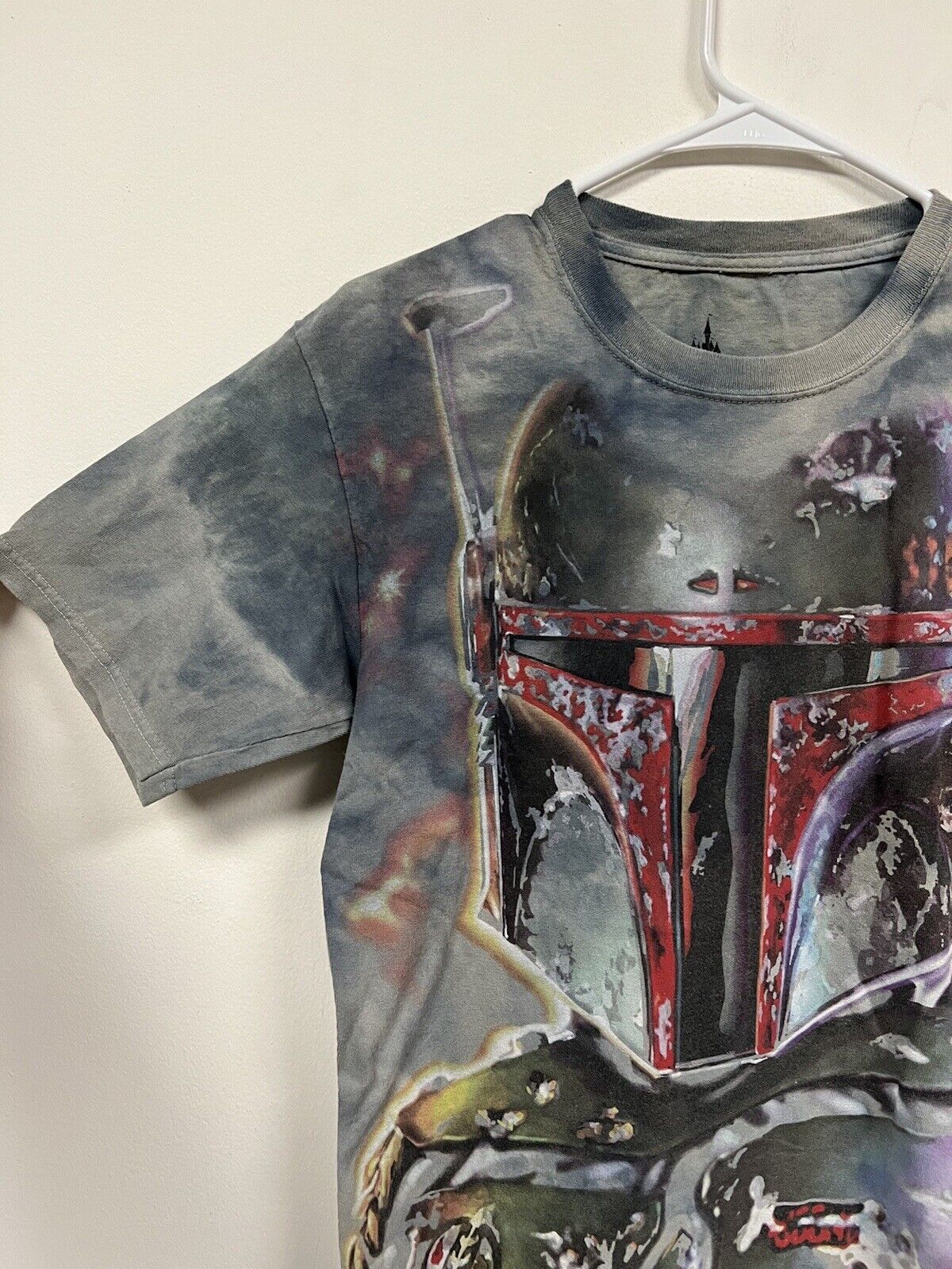 Star Wars Boba Fett T-Shirt Small Tie Dye Big Graphic Disney Parks Short  Sleeve | eBay