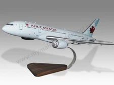 Boeing 787-8 Dreamliner Air Canada Desk Wood Airplane Model Small Scale 1/200