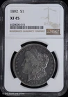 1892-P $1 Morgan Silver Dollar NGC XF 45