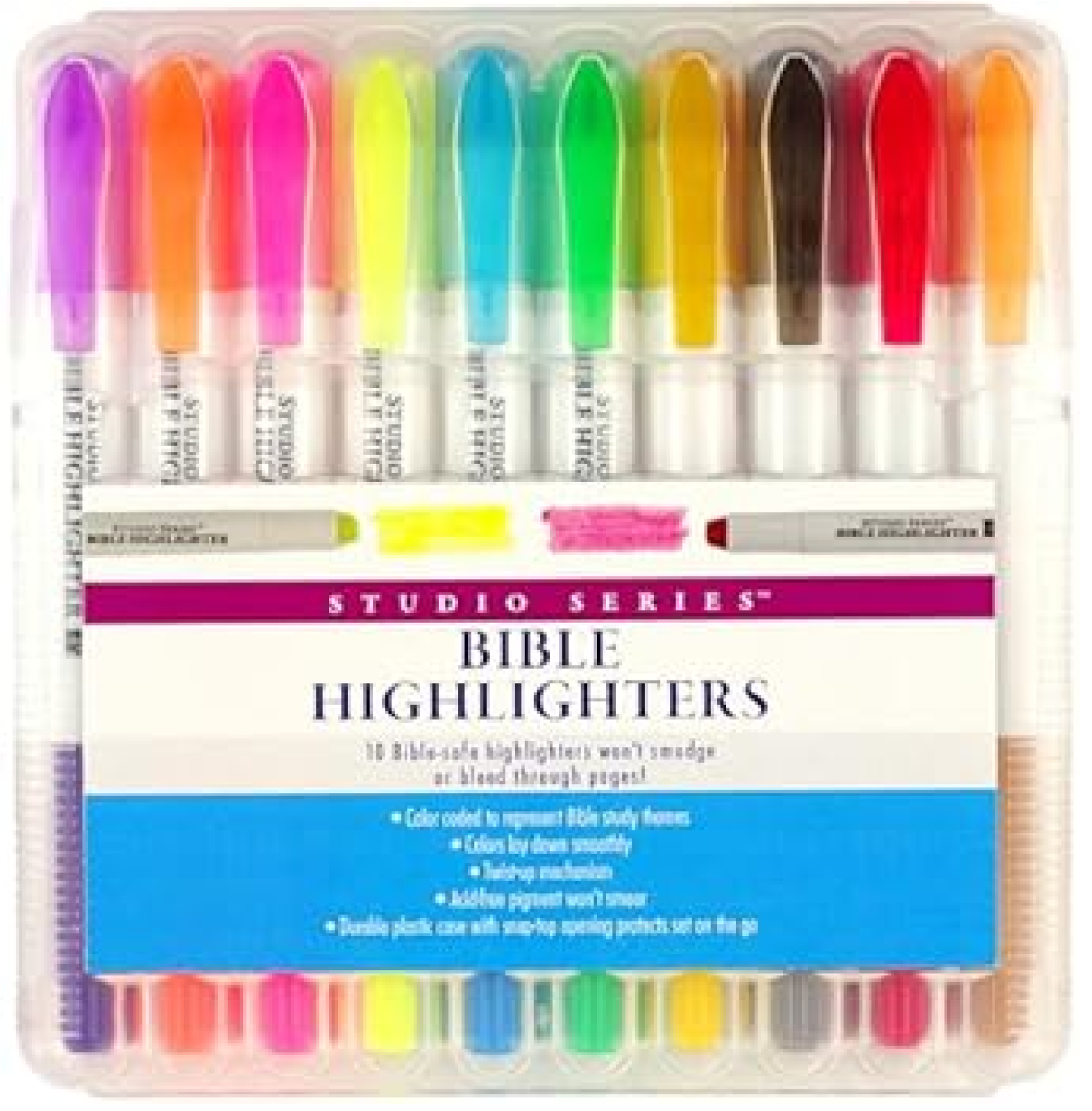Bible Gel Highlighters 10-piece Set Hardcover-image