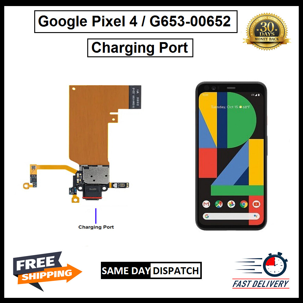 Image 1 - For Google Pixel 4 USB Replacement Charging Port Board Flex Connector