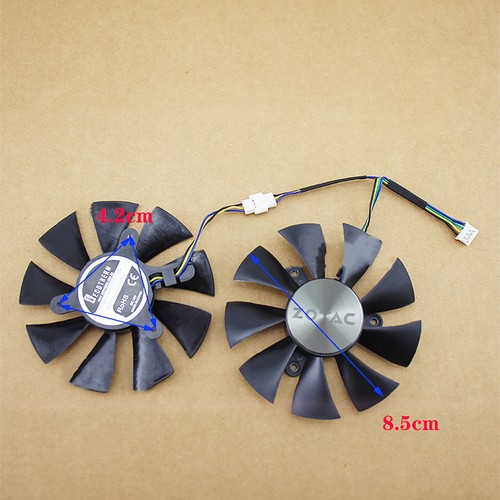 GFY09010E12SPA/GA91S2H Grafikkarte Kühlerlüfter für ZOTAC GTX1070 MINI/1060 AMP - Afbeelding 7 van 13