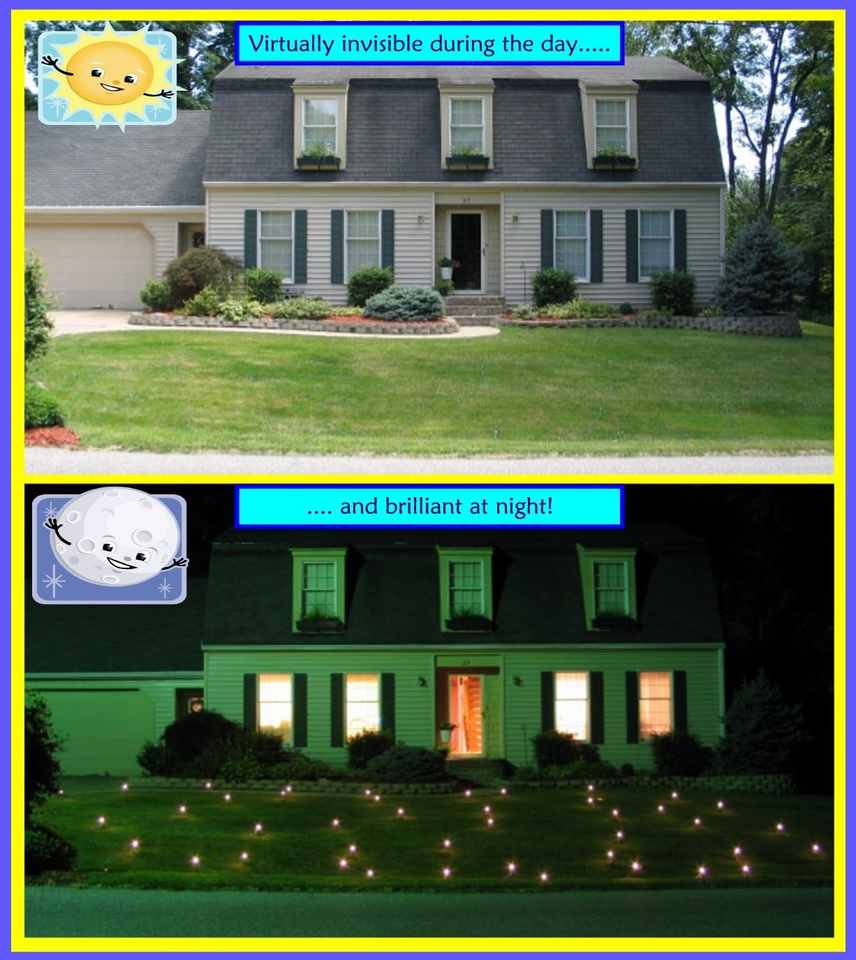 Lawn Lights Illuminated Outdoor Decoration, LED, Christmas, 3608