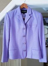 RALPH LAUREN COLLECTION BLACK LABEL LAVENDER SILK TWEED JACKET 36 2 MADE IN USA