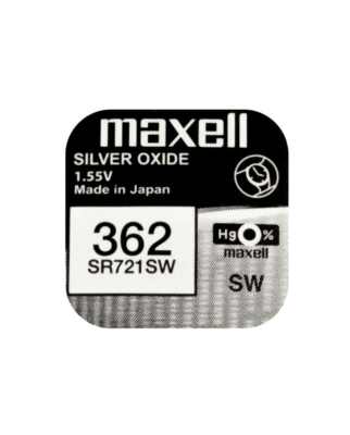 25 x Maxell 362 Uhrenbatterie 1,55 V SR721SW SR58 AG11 LR721 25mAh Knopfzelle