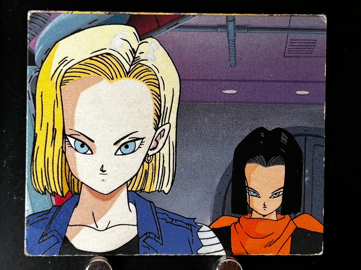 Android 17 Android 18 Dragon Ball Mini Card AMADA #371