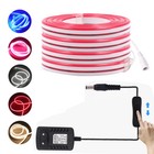 1-5M 12V Neon LED Strip Streifen RGB Flex Lichtschlauch Lichtband Außen Dimmbar