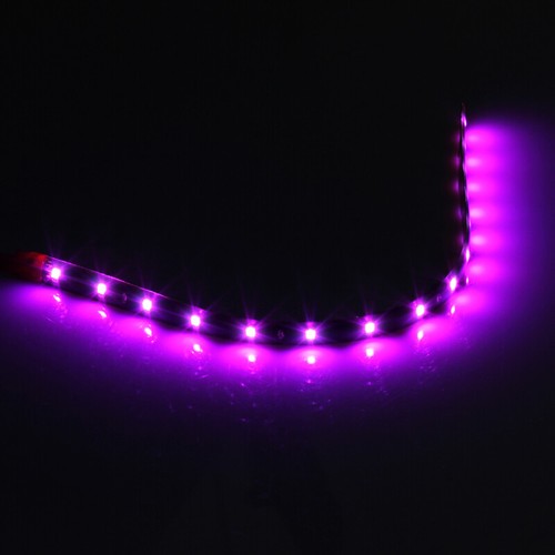 Lot Waterproof 12''/15 LED DC 12V Motor Strip Underbody Light For Car Motorcycle - Picture 14 of 28