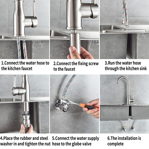 Bathroom Adjustable Basin Sink Waste Drain P-Trap 1-1/4 Kit Brushed Nickel - Picture 18 of 19