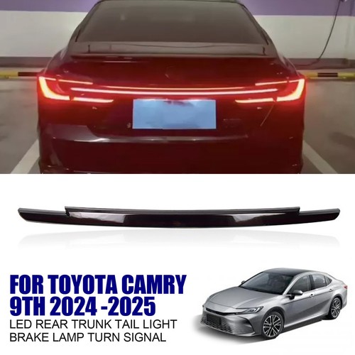 For Toyota Camry 9th 2024-2025 LED Rear Trunk Tail Light Brake Lamp Turn Signal - Picture 15 of 20