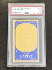 1965 Topps Embossed Baseball Cards 43